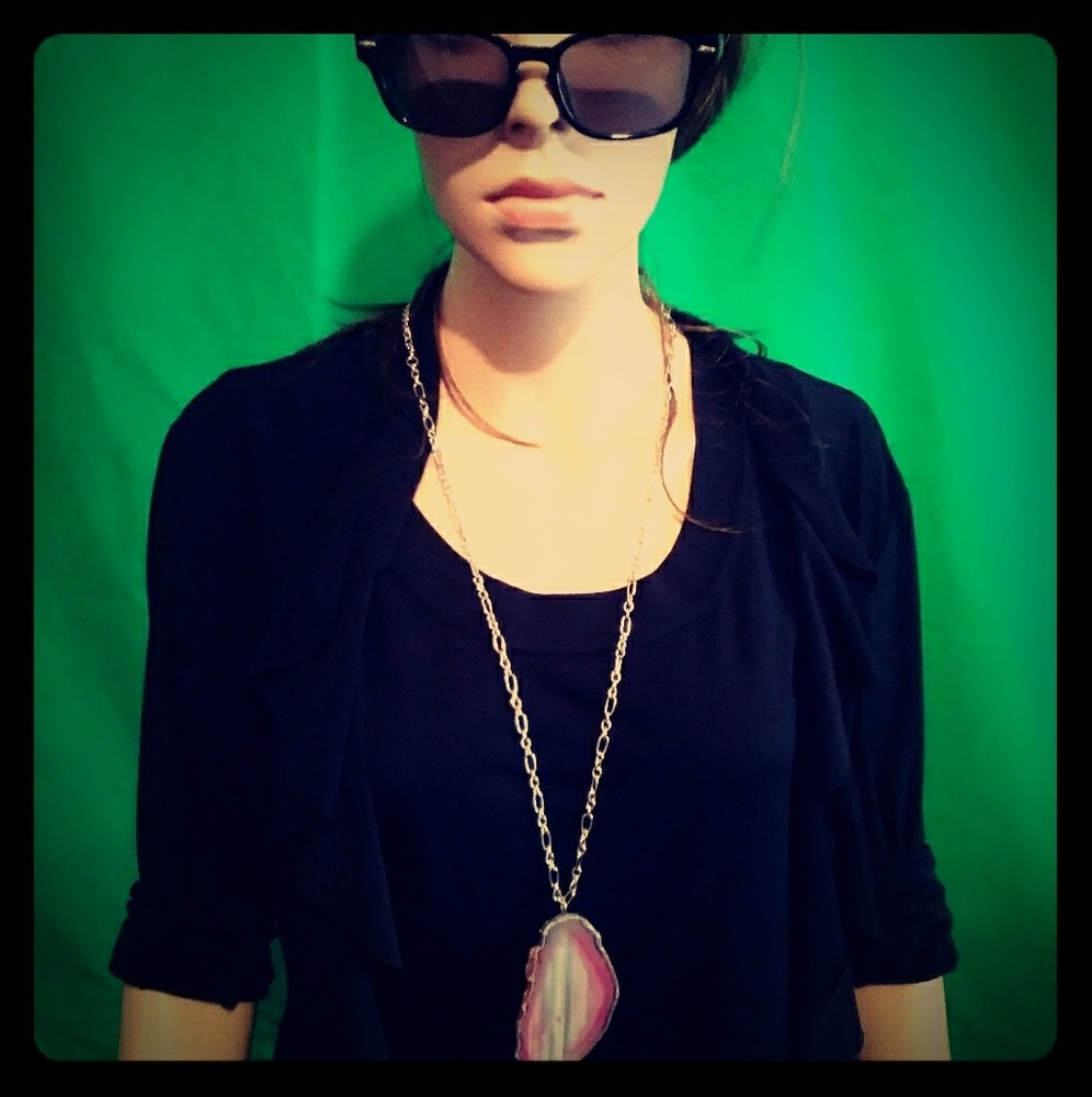 Hand made agate necklace